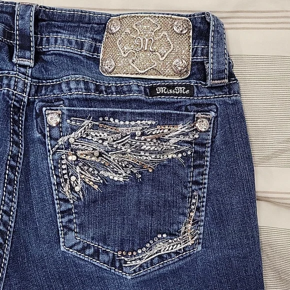 Miss Me Slim Bootcut Jeans - Picture 6 of 6